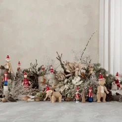 Kay Bojesen Denmark Gorro de Papá Noel para mono mediano Kay Bojesen, Rojo