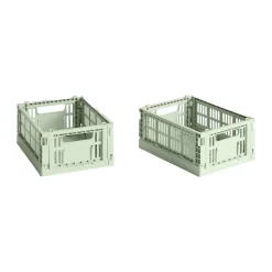 Online HAY Colour Crate Mini 2-pack 13x17 cm, Mint Verde