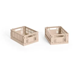Hot HAY Colour Crate Mini 2-pack 13x17 cm, Powder Beige