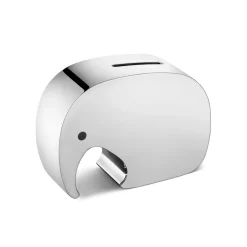 New Georg Jensen Hucha Miniphant 6x8,7 cm, Acero inoxidable Plateado