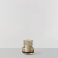 Best Ro Collection Hurricane tealight no. 25, Sepia brown Marrón