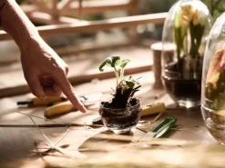 Design House Stockholm Invernadero Grow, Pequeño ø8 cm Transparente
