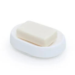 Bosign Jabonera con drenaje oculto silicona large, Blanco
