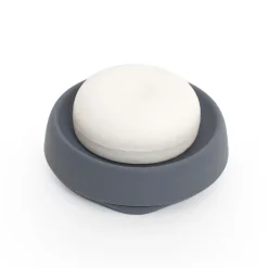 Sale Bosign Jabonera con drenaje oculto silicona medium, Grafito Gris