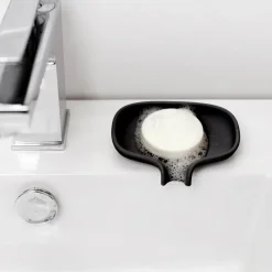 Outlet Bosign Jabonera con drenaje Soap Saver Flow small, Negro