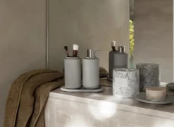 Sale Blomus Jabonera Creto Ø14 cm, Micro chip Gris