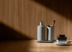 Sale Blomus Jabonera Creto Ø14 cm, Micro chip Gris