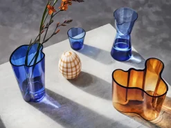 New Iittala Jarrón Alvar Aalto cobre, 160 mm Marrón