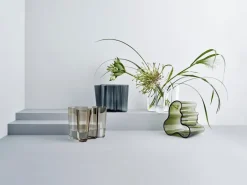 Outlet Iittala Jarrón Alvar Aalto, oscuro, 160 mm Gris