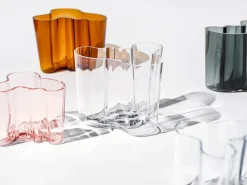 Outlet Iittala Jarrón Alvar Aalto, oscuro, 160 mm Gris