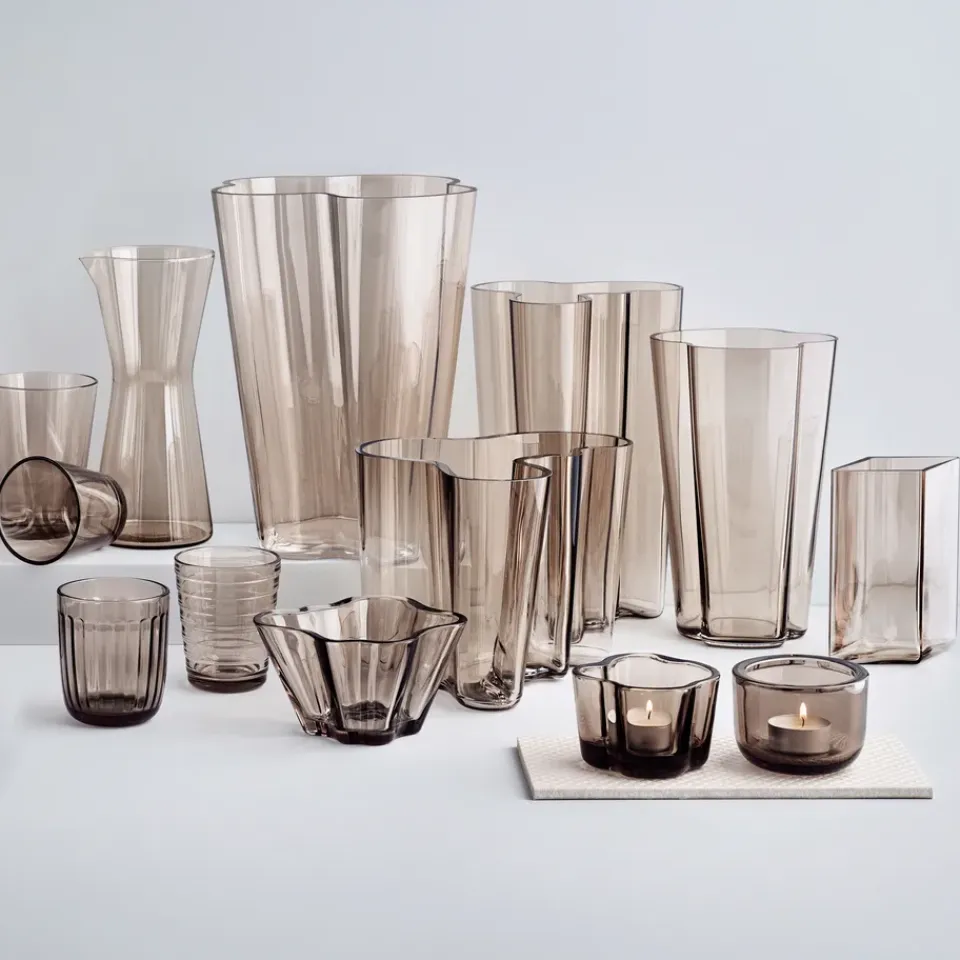 Hot Iittala Jarrón Alvar Aalto lino, 251 mm Beige