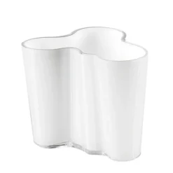 New Iittala Jarrón Alvar Aalto opal , 95 mm Blanco