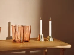 Hot Iittala Jarrón Alvar Aalto Rio , 160 mm Marrón