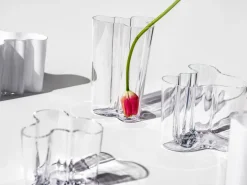 Outlet Iittala Jarrón Alvar Aalto , 251 mm Transparente