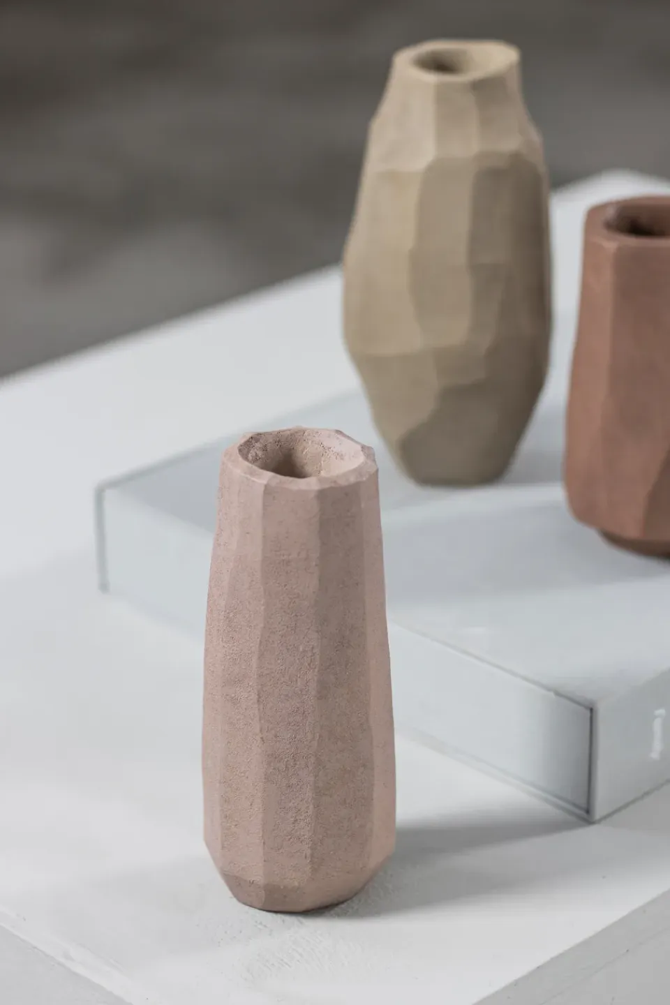 Sale Mette Ditmer Jarrón Art Piece Nuki A, Rose Beige