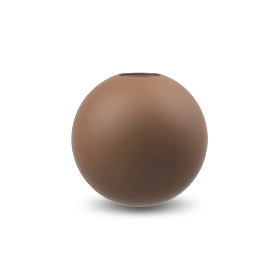 Discount Cooee Design Jarrón Ball coconut, 8 cm Marrón