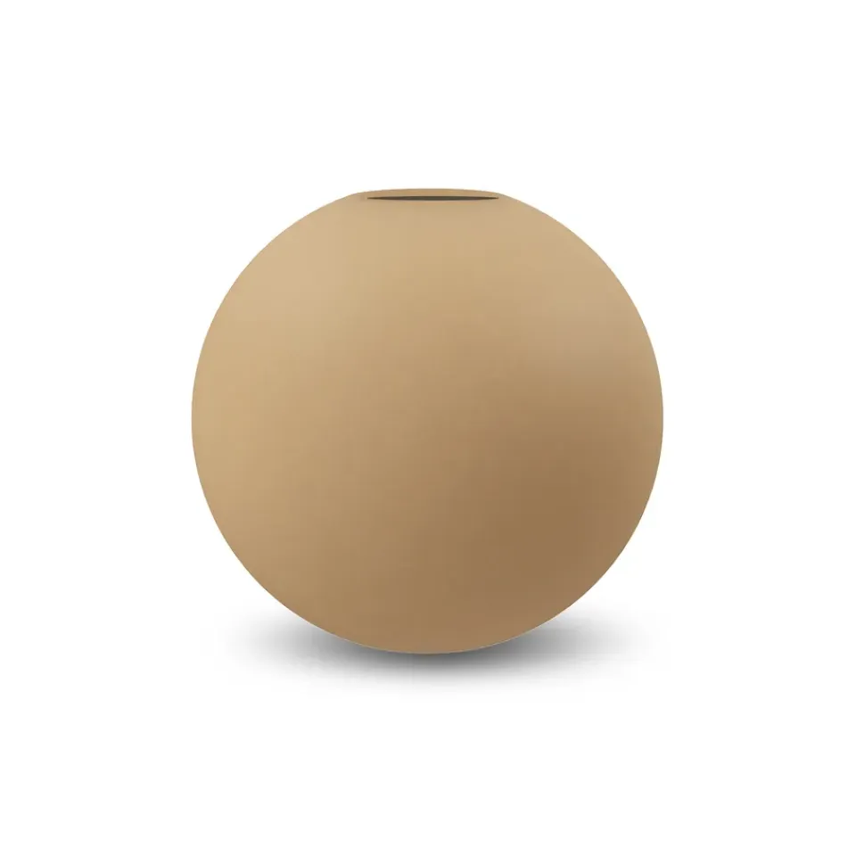 Best Cooee Design Jarrón Ball peanut, 10 cm Beige
