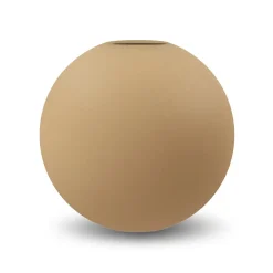 Best Cooee Design Jarrón Ball peanut, 20 cm Beige