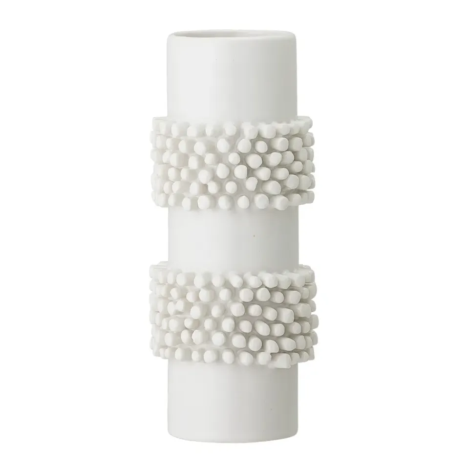 Clearance Bloomingville Jarrón 20,5 cm, Blanco