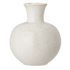 Best Bloomingville Jarrón pintado a mano 22,5 cm, Blanco