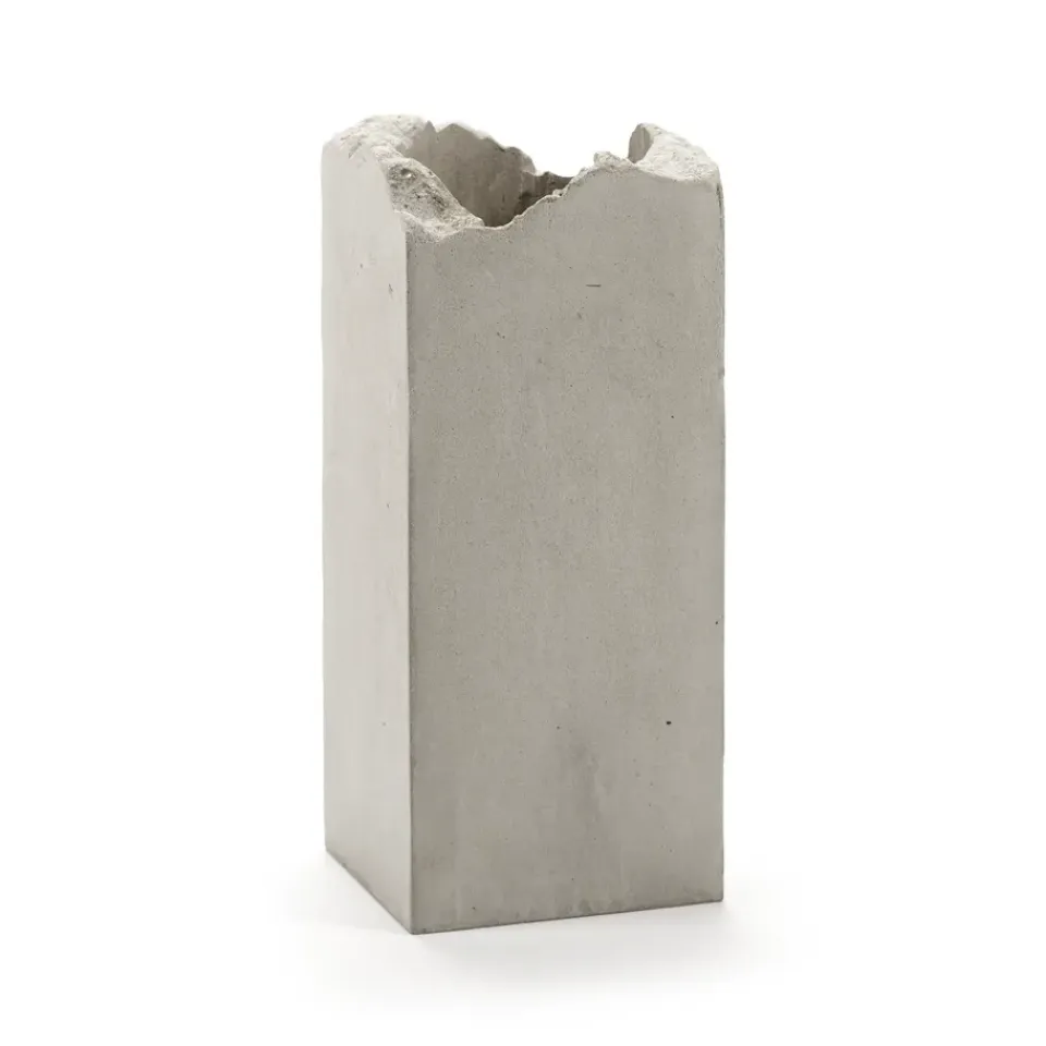Clearance Serax Jarrón Broquaine S 28 cm, Grey Gris