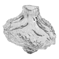 Clearance Hein Studio Jarrón Canyon Large 23 cm, Clear Transparente