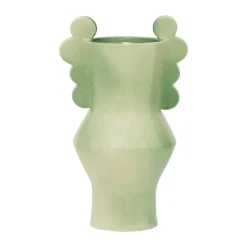 Hot URBAN NATURE CULTURE Jarrón Circulo 31,5 cm, Pale green Verde