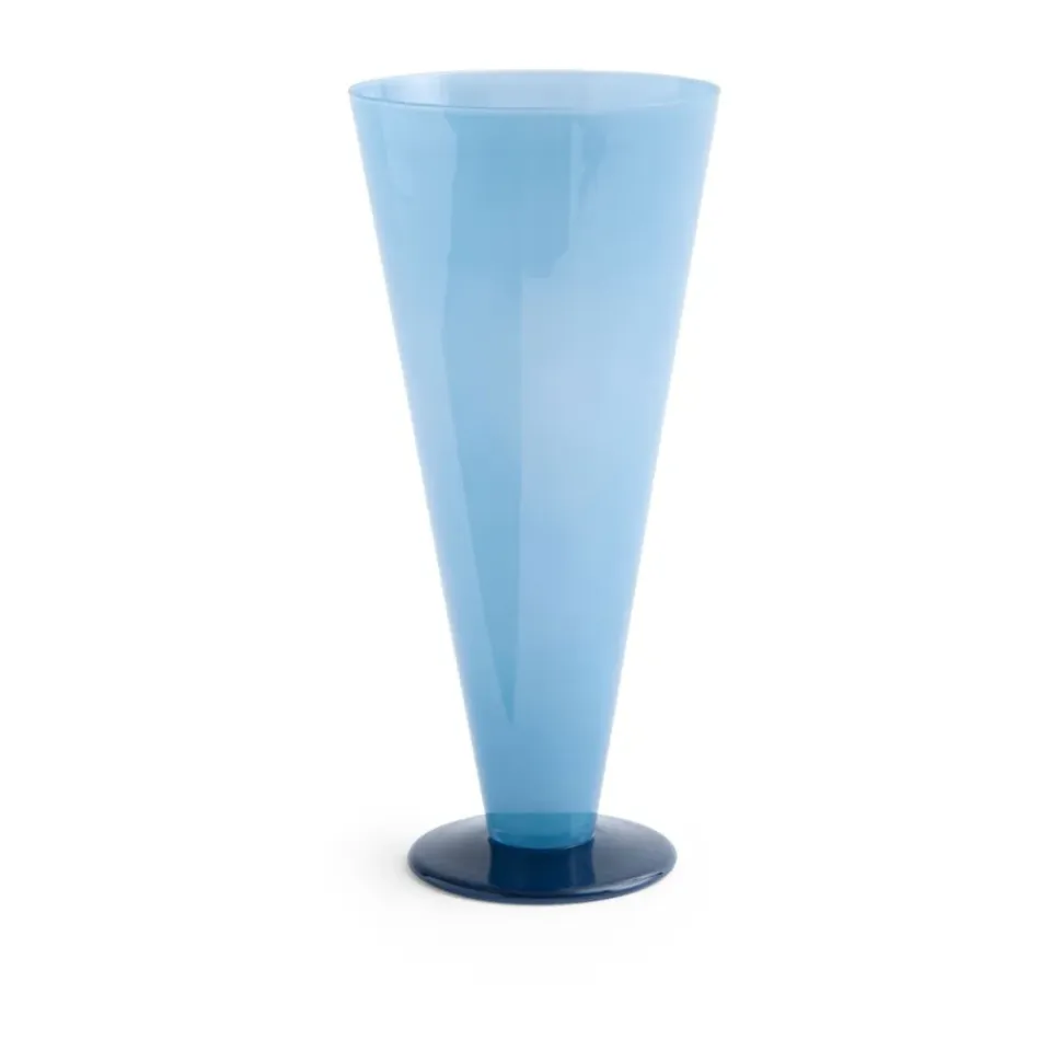 Sale HAY Jarrón Conical, Petrol blue-dark blue, large Multi