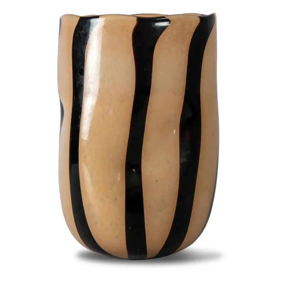 Best Byon Jarrón Curt 30 cm, negro-beige NegroBeige