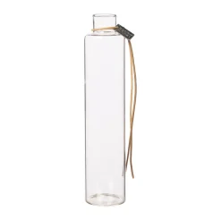 New ERNST Jarrón de cristal Ø5 cm, H 23 cm Transparente