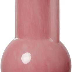 Discount HKliving Jarrón de vidrio HK Living 25 cm, Flamingo pink Rosa