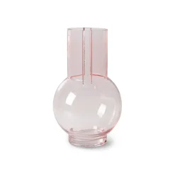 Sale HKliving Jarrón de vidrio HK Living 23 cm, pink Rosa