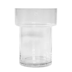 Sale DBKD Jarrón de vidrio Keeper 17 cm, Clear Transparente
