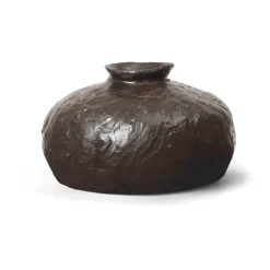 Best Ferm Living Jarrón Doro 11 cm, Coffee Marrón