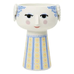 Sale Bjørn Wiinblad Jarrón Eva 18,5 cm, - Azul