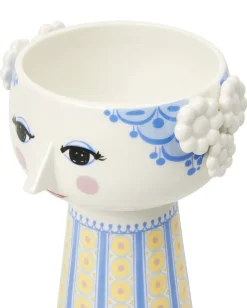 Sale Bjørn Wiinblad Jarrón Eva 18,5 cm, - Azul