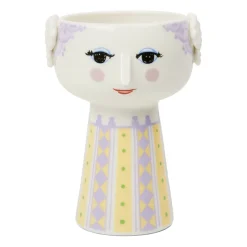 Clearance Bjørn Wiinblad Jarrón Eva 15 cm, Lila Púrpura