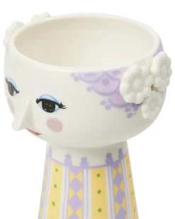 Clearance Bjørn Wiinblad Jarrón Eva 15 cm, Lila Púrpura