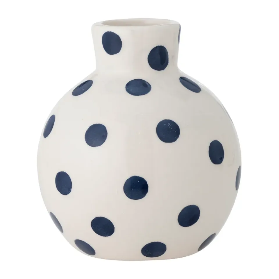 New Bloomingville Jarrón Fian 11 cm, Azul