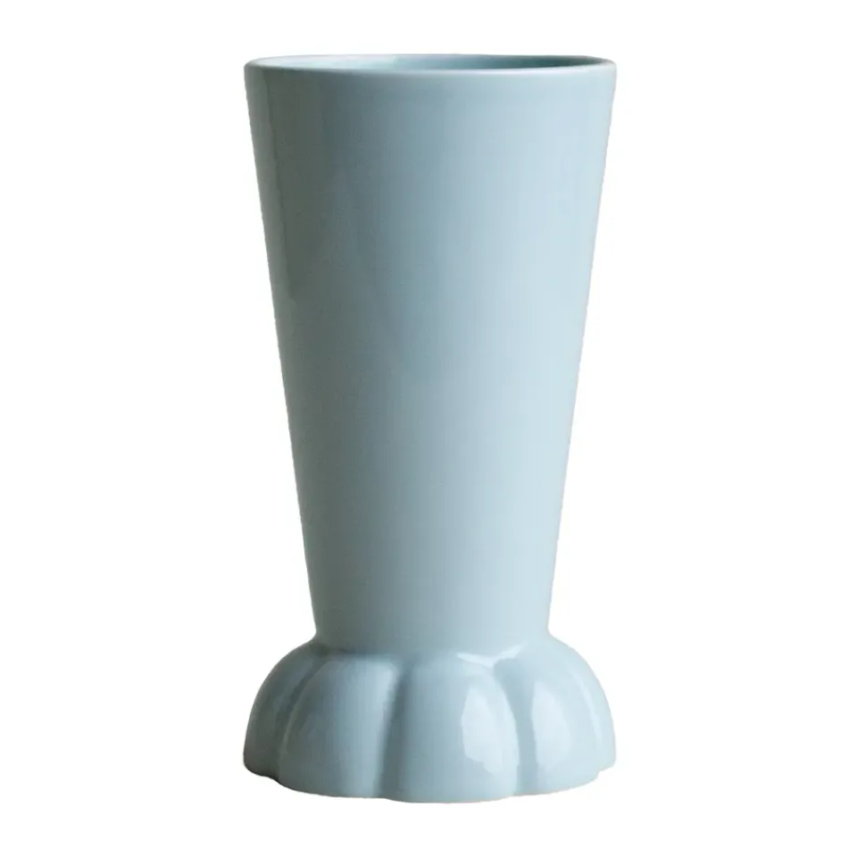 Clearance DBKD Jarrón Flora 22 cm, Light blue Azul