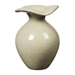 Outlet Broste Copenhagen Jarrón Florentina XS 14 cm, Beige