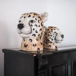 Discount Byon Jarrón Gepard, pequeño BeigeMultiNegroBlanco