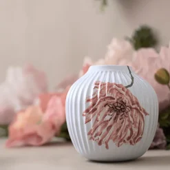 Discount Kähler Jarrón Hammershøi Poppy 13 cm, Blanco