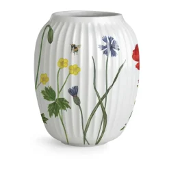Sale Kähler Jarrón Hammershøi Summer 21 cm, Wild flowers Blanco