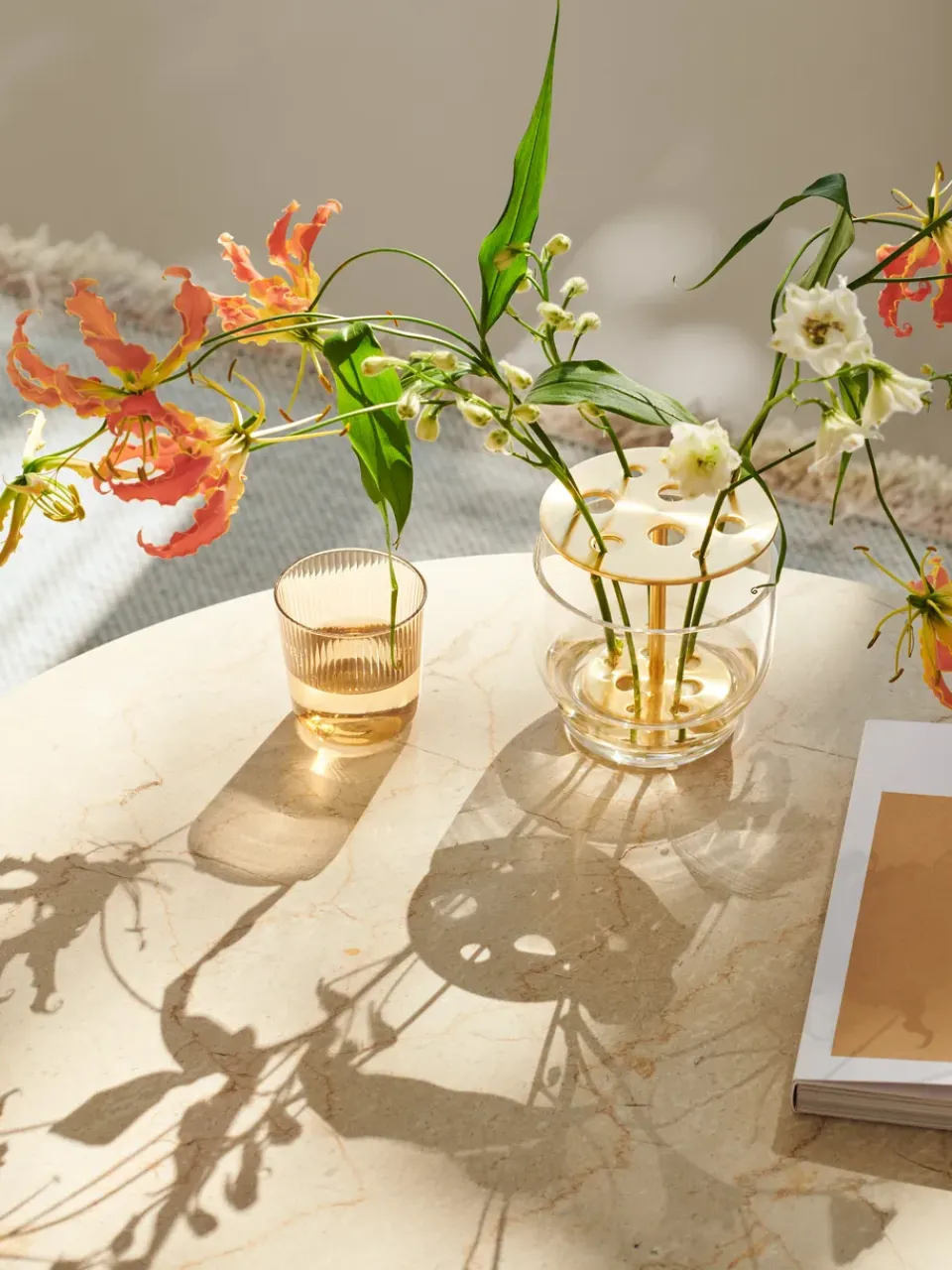 Online Fritz Hansen Jarrón Ikebana, Small Color dorado