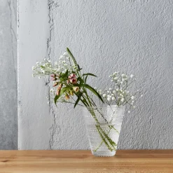Outlet Iittala Jarrón Kastehelmi, Transparente