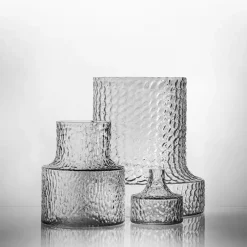Best Skrufs Glasbruk Jarrón Kolonn estructura, 11 cm Transparente
