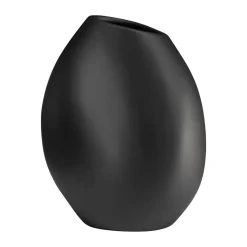 Hot Cooee Design Jarrón Lee 28 cm, Black Negro