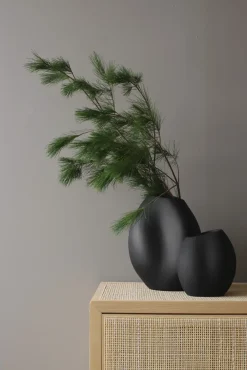 Outlet Cooee Design Jarrón Lee 18 cm, Black Negro