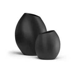 Outlet Cooee Design Jarrón Lee 18 cm, Black Negro